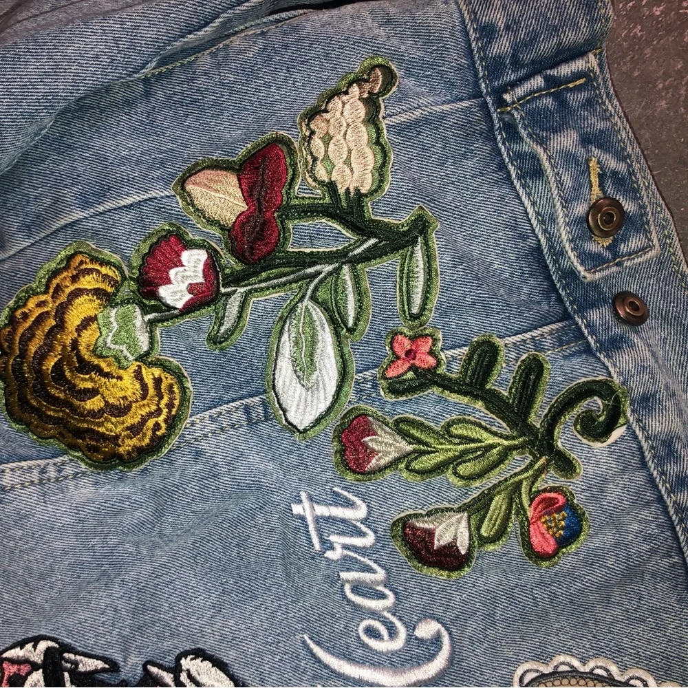 Fur Lined Jean Jacket - Picture 7 of 10